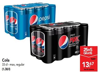 Promoties Cola - Pepsi - Geldig van 18/07/2018 tot 31/07/2018 bij Makro