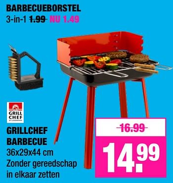 Promoties Grillchef barbecue - Grill Chef - Geldig van 16/07/2018 tot 29/07/2018 bij Big Bazar