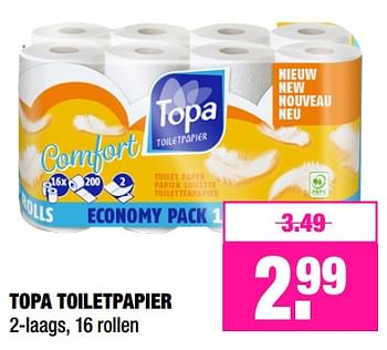 Promoties Topa toiletpapier - TOPA  - Geldig van 16/07/2018 tot 29/07/2018 bij Big Bazar