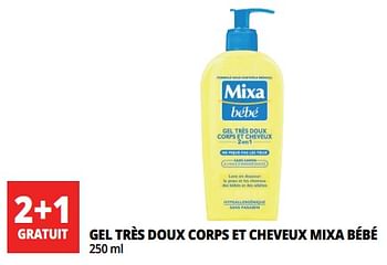 Promotions Gel très doux corps et cheveux mixa bébé - Mixa - Valide de 17/07/2018 à 24/07/2018 chez Auchan Ronq