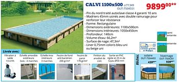 Promotions Calvi - Produit maison - Dema - Valide de 01/07/2018 à 31/12/2018 chez Dema