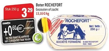 Promoties Boter rochefort - Société - Geldig van 18/07/2018 tot 24/07/2018 bij Smatch