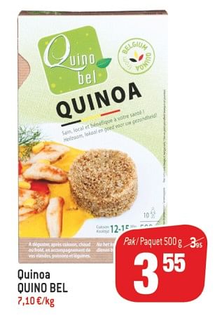 Promotions Quinoa quino bel - Quino - Valide de 18/07/2018 à 24/07/2018 chez Match