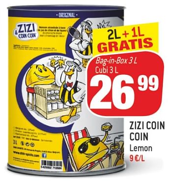 Promoties Zizi coin coin - Zizi - Geldig van 18/07/2018 tot 24/07/2018 bij Match