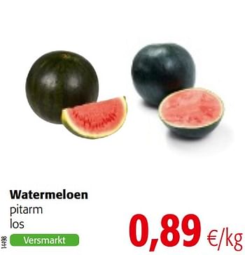 Promoties Watermeloen pitarm - Huismerk - Colruyt - Geldig van 18/07/2018 tot 31/07/2018 bij Colruyt