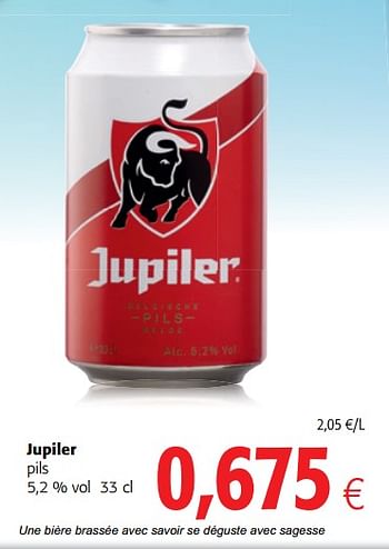 Promotions Jupiler pils - Jupiler - Valide de 18/07/2018 à 31/07/2018 chez Colruyt