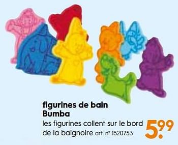 Promotions Figurines de bain bumba - Studio 100 - Valide de 16/07/2018 à 31/07/2018 chez Blokker
