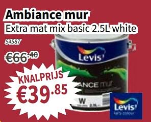 Promoties Ambiance mur - Levis - Geldig van 19/07/2018 tot 01/08/2018 bij Cevo Market
