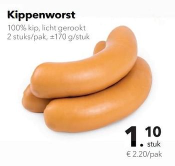 Promoties Kippenworst - Huismerk - Buurtslagers - Geldig van 20/07/2018 tot 26/07/2018 bij Buurtslagers