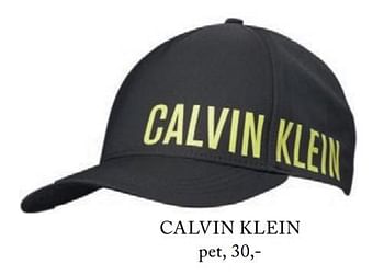 Promoties Calvin klein pet - Calvin Klein - Geldig van 17/04/2018 tot 31/07/2018 bij De Bijenkorf