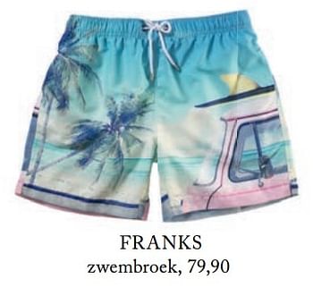 Promoties Franks zwembroek - Frank's - Geldig van 17/04/2018 tot 31/07/2018 bij De Bijenkorf