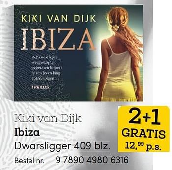 Promoties Ibiza, kiki van dijk - Huismerk - BookSpot - Geldig van 25/06/2018 tot 02/09/2018 bij BookSpot