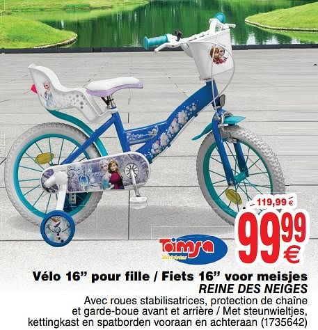 Velo best sale cora fille