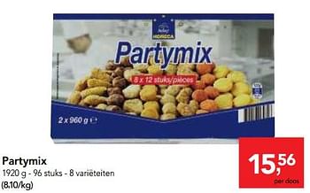 Promoties Partymix - Huismerk - Makro - Geldig van 01/08/2018 tot 14/08/2018 bij Makro