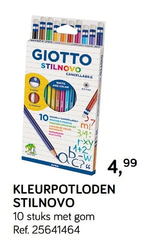 Promotions Kleurpotloden stilnovo - Giotto - Valide de 31/07/2018 à 11/09/2018 chez Supra Bazar
