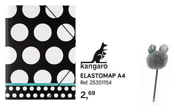 Promoties Kangaro elastomap a4 - Kangaro - Geldig van 31/07/2018 tot 11/09/2018 bij Supra Bazar