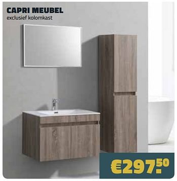 Promotions Capri meubel - Produit maison - Bouwcenter Frans Vlaeminck - Valide de 01/08/2018 à 31/08/2018 chez Bouwcenter Frans Vlaeminck