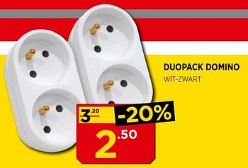 Promoties Duopack domino - Profile - Geldig van 01/08/2018 tot 31/08/2018 bij Bouwcenter Frans Vlaeminck