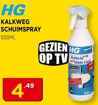 Promoties Kalweg schuimspray - HG - Geldig van 01/08/2018 tot 31/08/2018 bij Bouwcenter Frans Vlaeminck
