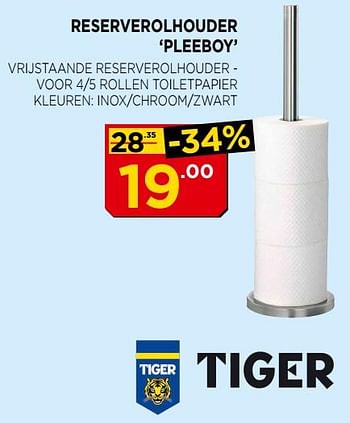 Promoties Reserverolhouder - Tiger - Geldig van 01/08/2018 tot 31/08/2018 bij Bouwcenter Frans Vlaeminck