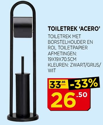 Promoties Toiletrek acero - Tiger - Geldig van 01/08/2018 tot 31/08/2018 bij Bouwcenter Frans Vlaeminck