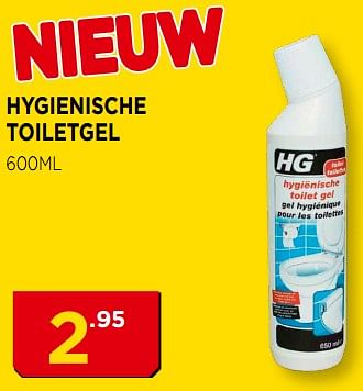 Promoties Hygiensche toiletgel - HG - Geldig van 01/08/2018 tot 31/08/2018 bij Bouwcenter Frans Vlaeminck