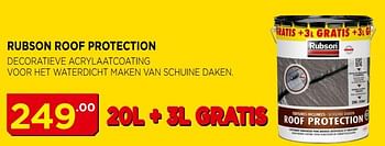 Promoties Rubson roof protection - Rubson - Geldig van 01/08/2018 tot 31/08/2018 bij Bouwcenter Frans Vlaeminck