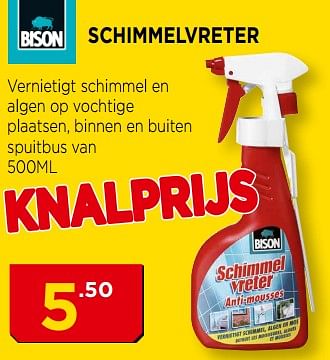 Promoties Schimmelvreter - Bison - Geldig van 01/08/2018 tot 31/08/2018 bij Bouwcenter Frans Vlaeminck