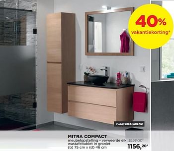 Promoties Mitra compact meubelopstelling - Balmani - Geldig van 01/08/2018 tot 02/09/2018 bij X2O