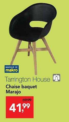 Promoties Chaise baquet marajo - Tarrington House - Geldig van 01/08/2018 tot 14/08/2018 bij Makro