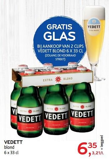 Promoties Vedett blond - Vedett - Geldig van 01/08/2018 tot 14/08/2018 bij Alvo
