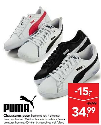 Promotions Chaussures pour femme et homme - Puma - Valide de 01/08/2018 à 14/08/2018 chez Makro