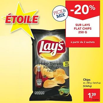 Promotions Chips - Lay's - Valide de 01/08/2018 à 14/08/2018 chez Makro