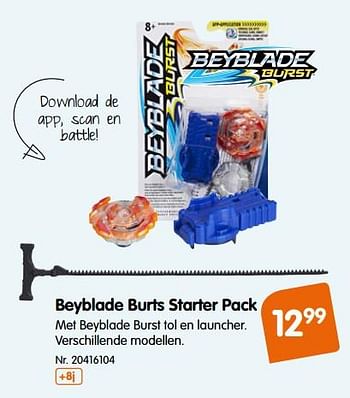 Promoties Beyblade burst startset - Hasbro - Geldig van 31/07/2018 tot 09/09/2018 bij Fun