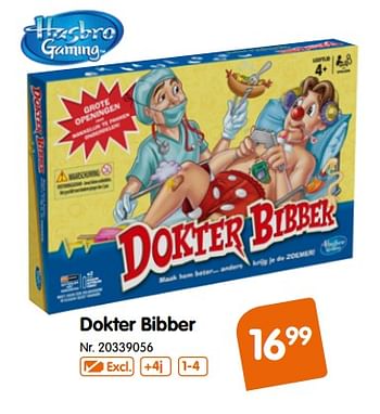 Promoties Dokter bibber - Hasbro - Geldig van 31/07/2018 tot 09/09/2018 bij Fun