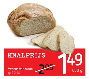 Promoties Zweeds wit brood - Huismerk - Spar Retail - Geldig van 02/08/2018 tot 15/08/2018 bij Spar (Colruytgroup)