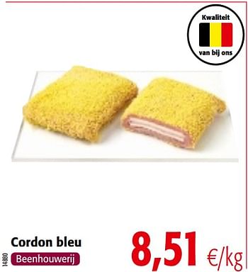Promoties Cordon bleu - Huismerk - Colruyt - Geldig van 01/08/2018 tot 15/08/2018 bij Colruyt