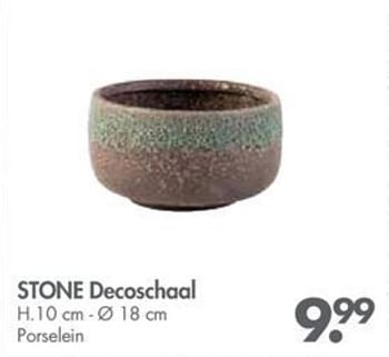 Promoties Stone decoschaal - Huismerk - Casa - Geldig van 30/07/2018 tot 26/08/2018 bij Casa