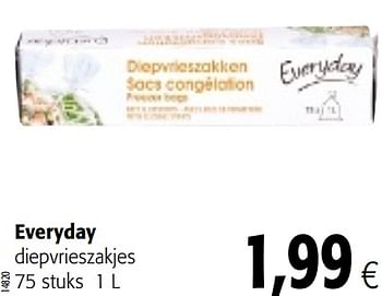 Everyday Everyday Diepvrieszakjes Promotie Bij Colruyt