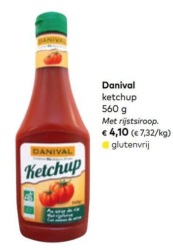 Promoties Ketchup - Danival - Geldig van 01/08/2018 tot 04/09/2018 bij Bioplanet