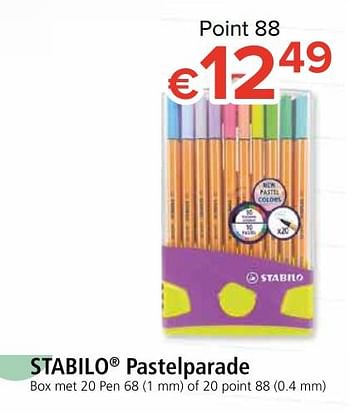 Promotions Stabilo pastelparade - Stabilo - Valide de 10/08/2018 à 02/09/2018 chez Euro Shop