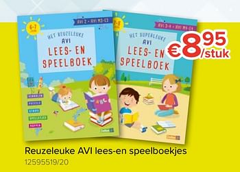 Promoties Reuzeleuke avi lees- en speelboekjes - Avi - Geldig van 10/08/2018 tot 02/09/2018 bij Euro Shop