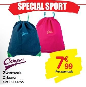 Promoties Zwemzak - Campus - Geldig van 01/08/2018 tot 09/09/2018 bij Carrefour