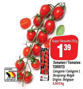 Promotions Tomaten - tomates torrito - Produit maison - Match - Valide de 08/08/2018 à 14/08/2018 chez Match