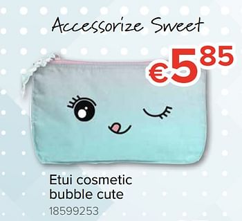 Promotions Etui cosmetic bubble cute - Lannoo - Valide de 10/08/2018 à 02/09/2018 chez Euro Shop