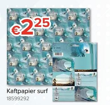 Promoties Kaftpapier surf - Lannoo - Geldig van 10/08/2018 tot 02/09/2018 bij Euro Shop