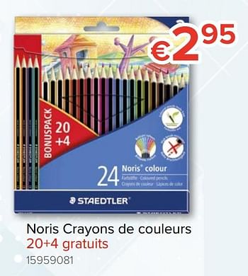 Promotions Noris crayons de couleurs - Staedtler - Valide de 09/08/2018 à 09/09/2018 chez Euro Shop