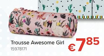 Promotions Trousse awesome girl - Awesome Girls - Valide de 09/08/2018 à 09/09/2018 chez Euro Shop