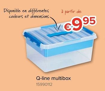 Promotions Q-line multibox - Ebro - Valide de 09/08/2018 à 09/09/2018 chez Euro Shop