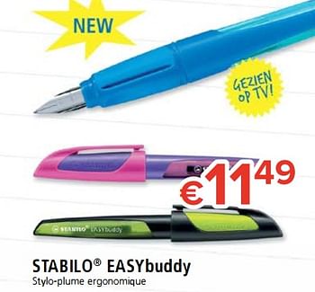 Promoties Stabilo easybuddy - Stabilo - Geldig van 09/08/2018 tot 09/09/2018 bij Euro Shop